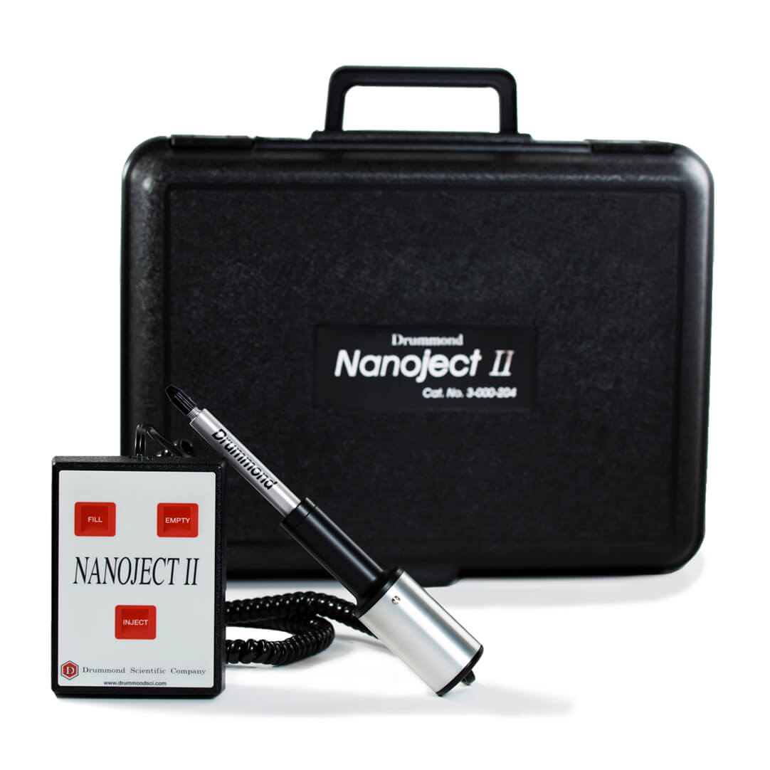 Drummond Nanoject II w/Universal Adapter, 100-240 Volt Pwr. Supply  3-000-204